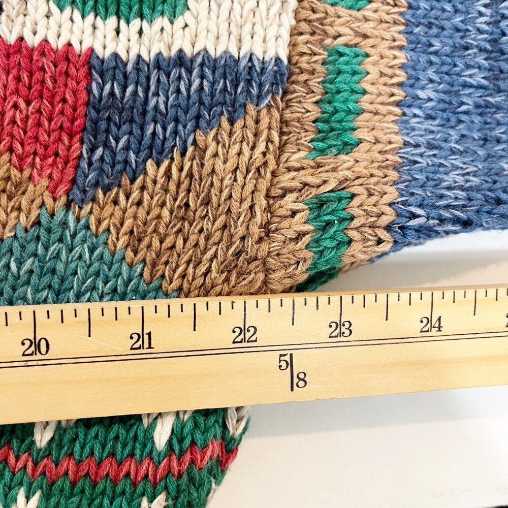 Vintage Croft & Barrow Men's Aztec‎ Print Knit Sweater Retro 90s - Size Large - Picture 5 of 6